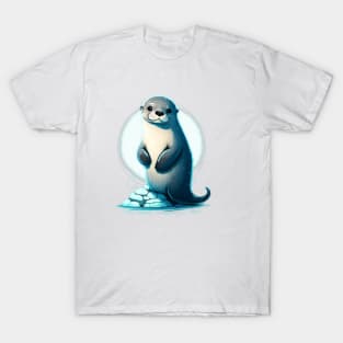 Cute Baby Seal In Ice T-Shirt